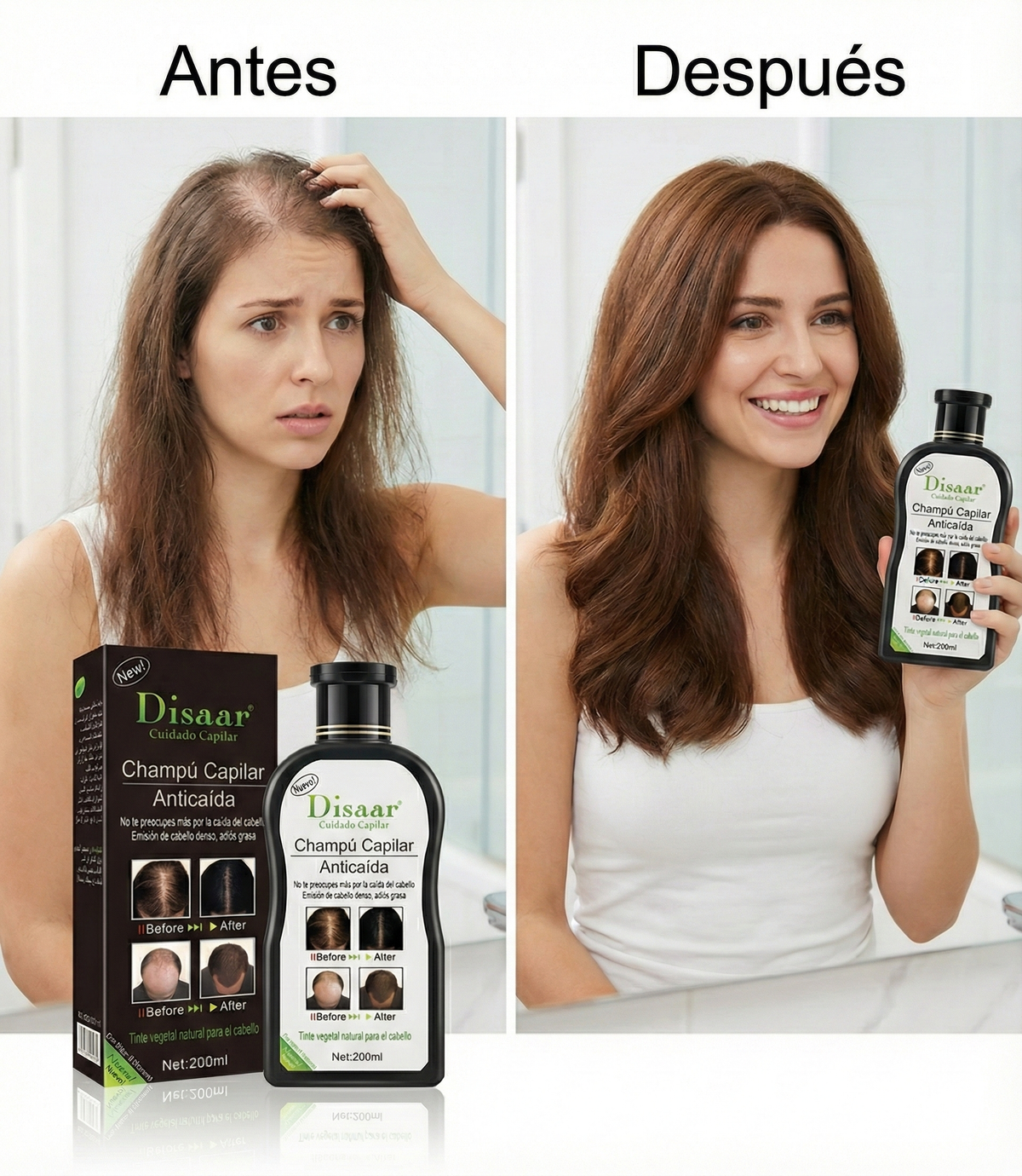 Shampoo Anticaída + ¡Envío Gratis! Recupera la Fuerza de tu Cabello