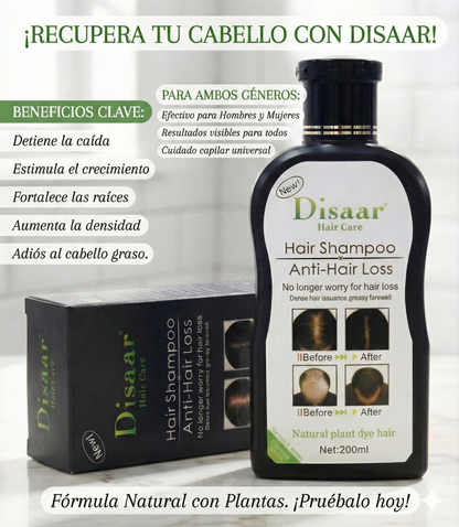 Shampoo Anticaída + ¡Envío Gratis! Recupera la Fuerza de tu Cabello