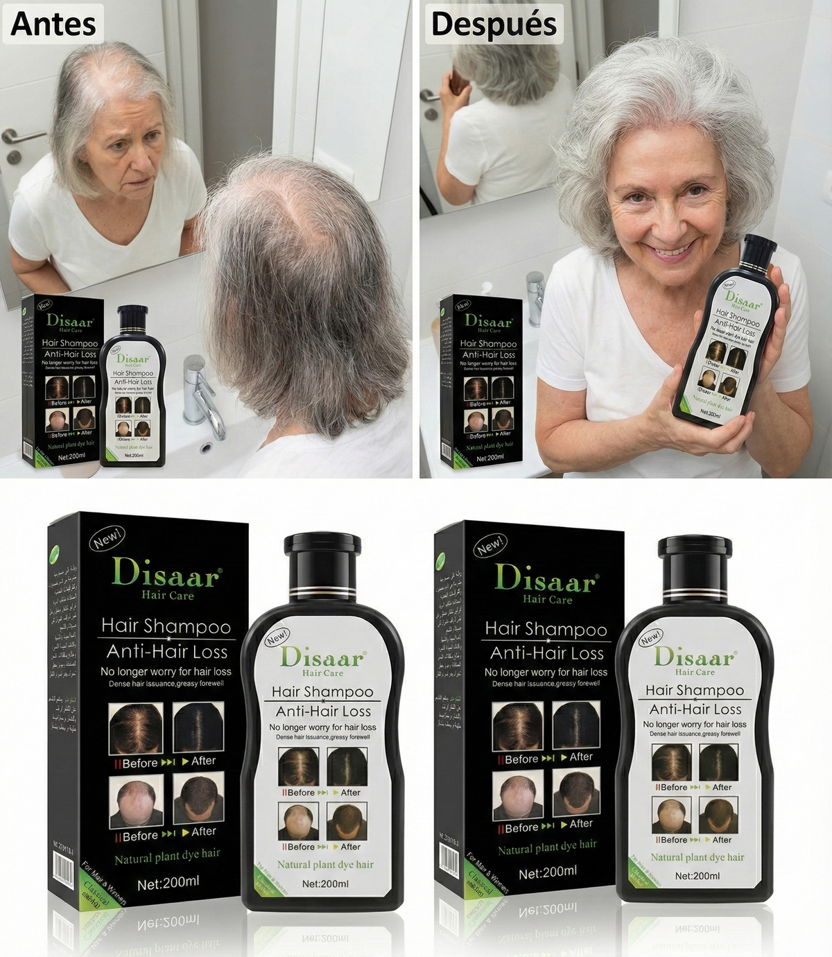 Shampoo Anticaída + ¡Envío Gratis! Recupera la Fuerza de tu Cabello